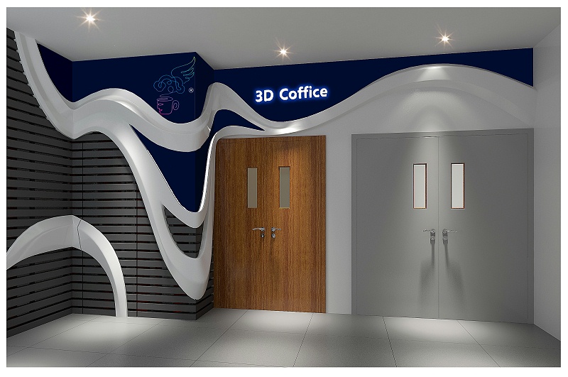 咖啡店設計效果圖