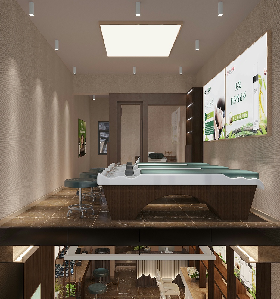 深圳理發(fā)店裝修設計公司-文豐裝飾