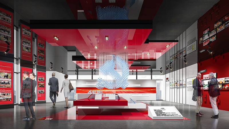 泰永長(zhǎng)征展示中心效果圖-文豐裝飾